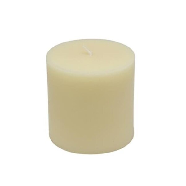 Zest Candle Zest Candle CPZ-169-12 3 x 3 in. Ivory Pillar Candles -12pcs-Case- Bulk CPZ-169_12 - main
